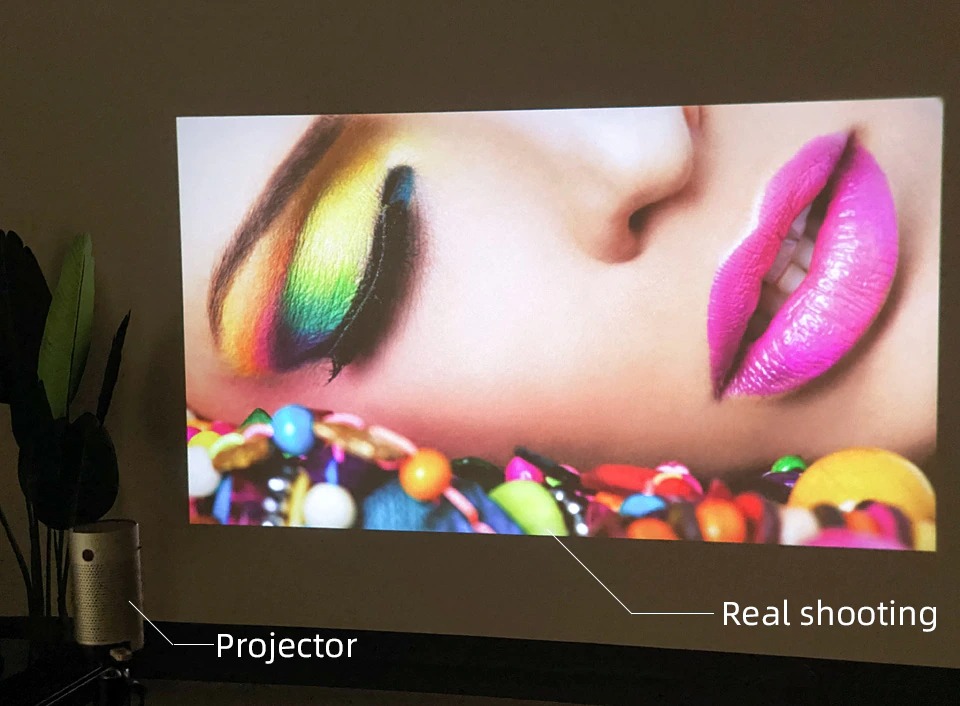 Projector display effect